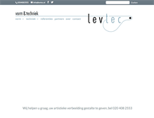 Tablet Screenshot of levtec.nl
